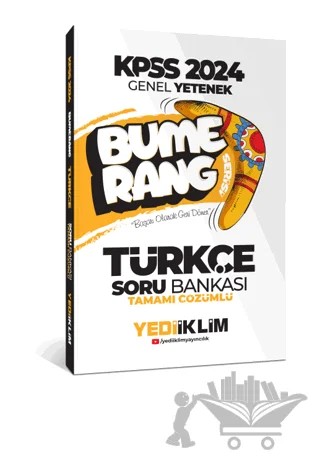 2024 KPSS Genel Yetenek Bumerang Türkçe Tamamı Çözümlü Soru Bankası – Kolektif – Yediiklim Yayınları kitap kapağı