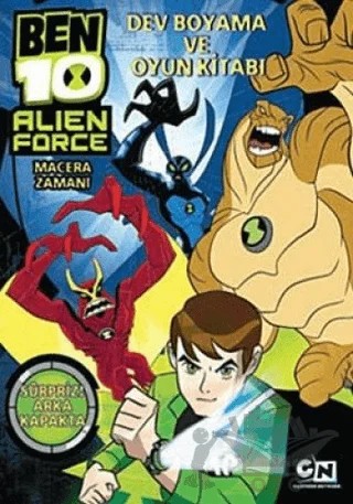 Ben10 Alien Force Dev Boyama ve Oyun Kitabı – Kolektif – Doğan Egmont Yayıncılık kitap kapağı