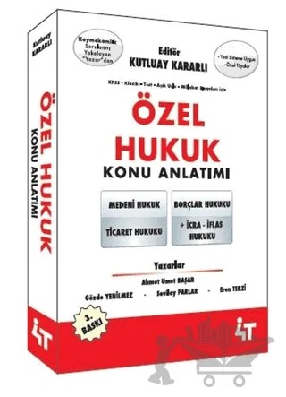 Özel Hukuk Konu Anlatımı – Eren Terzi, Gözde Yenilmez, Sevilay Parlar, Umut Ahmet Başar – 4T Yayınları kitap kapağı