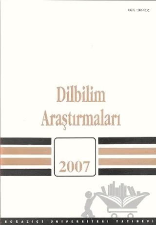 Dilbilim Araştırmaları 2007 – Kolektif – Boğaziçi Üniversitesi Yayınevi kitap kapağı