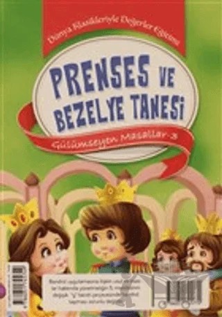 Prenses ve Bezelye Tanesi - Gülümseyen Masallar-3 – Kolektif – Damla Yayınevi kitap kapağı