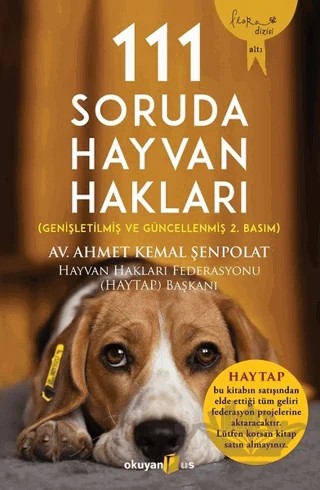 111 Soruda Hayvan Hakları – Ahmet Kemal Şenpolat – Okuyan Us Yayınları kitap kapağı