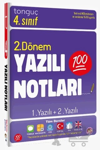 4. Sınıf 2. Dönem Yazılı Notları – Kolektif – Tonguç Akademi kitap kapağı