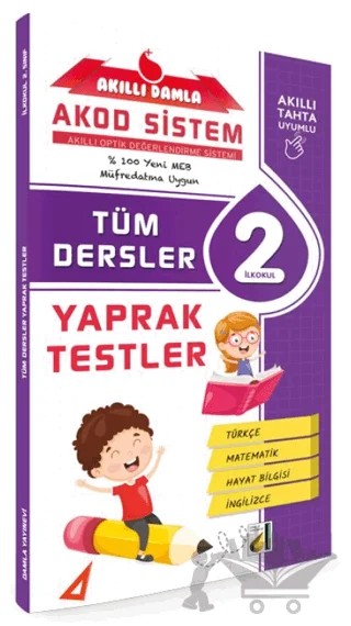 2. Sınıf Akıllı Damla Tüm Dersler Yaprak Testler – Kolektif – Damla Yayınevi kitap kapağı