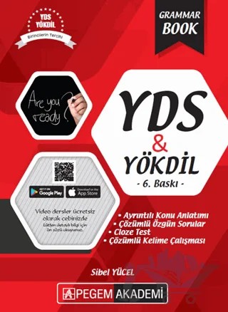 YDS - YÖKDİL Grammar Book – Sibel Yücel – Pegem Akademi Yayıncılık kitap kapağı