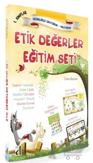 1. Sınıflar Etik Değerler Eğitim Seti (10 Kitap Takım) – Tuba Bozcan – Damla Yayınevi kitap kapağı