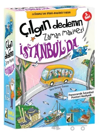 Çılgın Dedemin Zaman Makinesi İstanbul'da (10 Kitap Takım) – Sara Gürbüz Özeren – Damla Yayınevi kitap kapağı