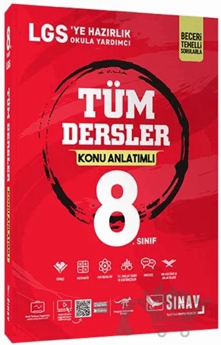 8. Sınıf Tüm Dersler Konu Anlatımlı – Kolektif – Sınav Yayınları kitap kapağı