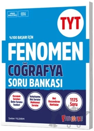 TYT Coğrafya Soru Bankası – Kolektif – Fenomen Yayınları kitap kapağı