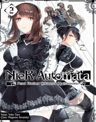 NieR: Automata - Pearl Harbor Çıkarma Operasyonu Cilt 2 – Yoko Taro – Komikşeyler Yayıncılık kitap kapağı