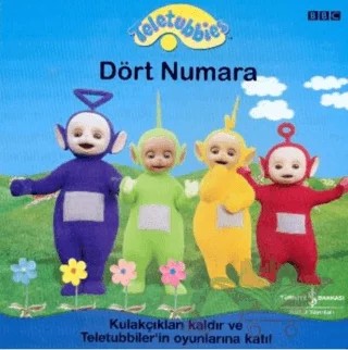 Teletubbies Dört Numara – Kolektif – İş Bankası Kültür Yayınları kitap kapağı