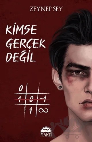 Kimse Gerçek Değil – Zeynep Sey – Martı Yayınları kitap kapağı
