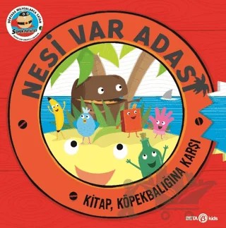 Nesi Var Adası - Kitap Köpekbalığına Karşı – Sue Hendra, Paul Linnet – Beta Kids kitap kapağı