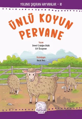 Ünlü Koyun Pervane – Demet Erdoğan Bildik, Elif Özsoyman – Karavan Çocuk Yayınları kitap kapağı