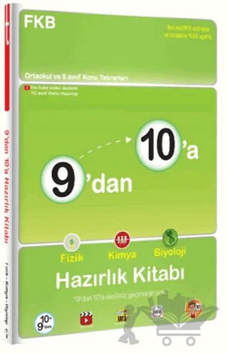 9'dan 10'a Fizik Kimya Biyoloji Hazırlık Kitabı – Kolektif – Tonguç Akademi kitap kapağı