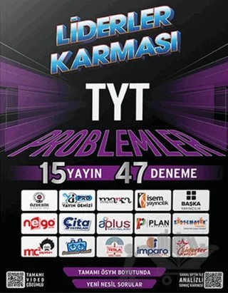 TYT Problemler 15 Yayın 47 Deneme Liderler Karması – Kolektif – Liderler Karması Yayınları kitap kapağı