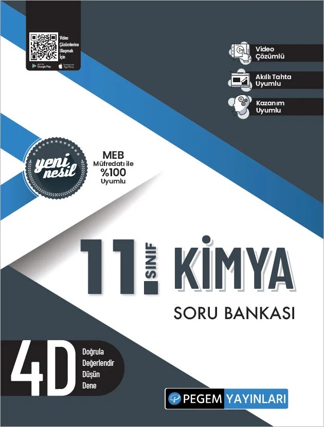 Pegem 11. Kimya Soru Bankası – Pegem Akademi Yayıncılık kitap kapağı