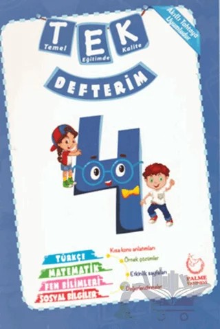 4. Sınıf Tek Defterim – Kolektif – Palme Yayınları kitap kapağı