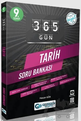 9. Sınıf Tarih 365 Gün Soru Bankası – Hasan Gök – Gezegen Yayıncılık kitap kapağı
