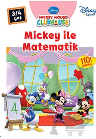 Mickey Mouse Clubhouse - Mickey ile Matematik (3/4Yaş) – Kolektif – Doğan Egmont Yayıncılık kitap kapağı