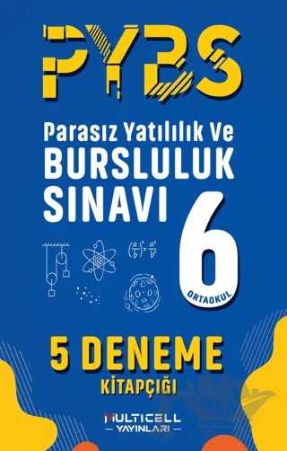 6. Sınıf PYBS 5 Deneme Kitapçığı – Kolektif – Multicell Yayınları kitap kapağı