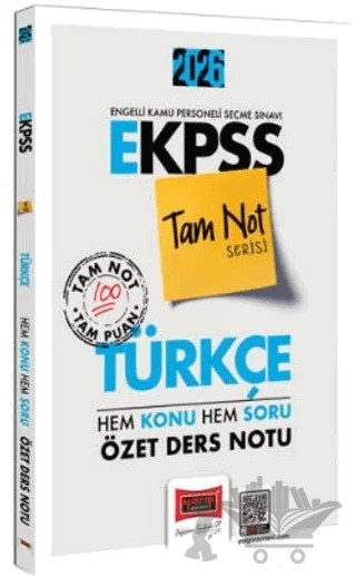 2026 E-KPSS Tam Not Serisi Türkçe Hem Konu Hem Soru Özet Ders Notu – Kollektif – Yargı Yayınevi kitap kapağı