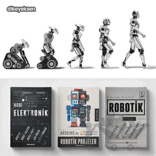 Robot Programlama Seti (3 Kitap Takım) – Akın Akçaoğlu, Devrim Çamoğlu – Dikeyeksen Yayın Dağıtım kitap kapağı