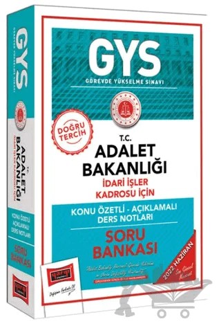 2022 GYS T.C. Adalet Bakanlığı İdari İşler Kadrosu İçin Konu Özetli - Açıklamalı Ders Notları Soru Bankası – Kolektif – Yargı Yayınevi kitap kapağı