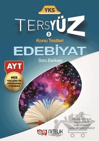 Nitelik YKS AYT Edebiyat Tersyüz Soru Bankası – Mustafa Ceydilek, Nalan Bayram Gündüz, Nuri Ceydilek, Suna Gürakan – Nitelik Yayınları kitap kapağı