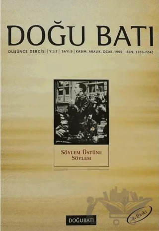 Doğu Batı Düşünce Dergisi Sayı: 9 Söylem Üstüne Söylem – Doğu Batı Dergileri kitap kapağı