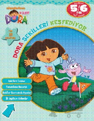 Kaşif Dora - Dora Şekilleri Keşfediyor – Kolektif – Doğan Egmont Yayıncılık kitap kapağı