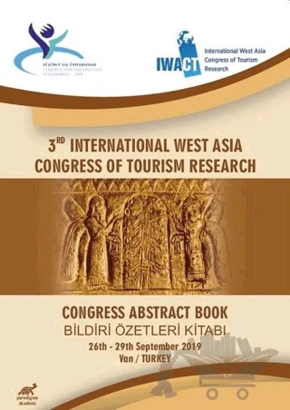 3rd International West Asia Congress Of Tourism Research – Asef Subaşı, Sedat Şahin, Serkan Rol – Paradigma Akademi Yayınları kitap kapağı