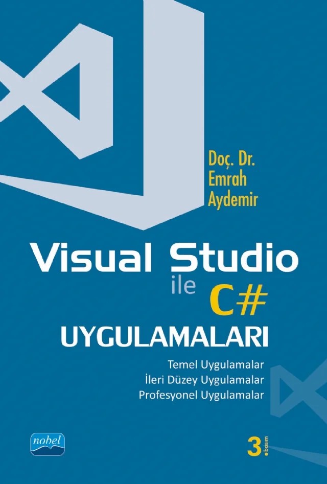 Visual Studio ile C# Uygulamaları – Emrah Aydemir – Nobel Akademik Yayıncılık kitap kapağı