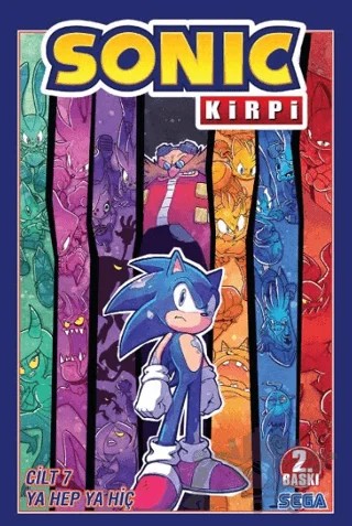 Kirpi Sonic Cilt 7- Ya Hep Ya Hiç – Ian Flynn – Presstij Kitap kitap kapağı