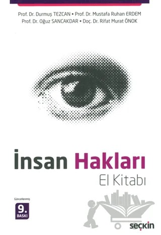 İnsan Hakları El Kitabı – R. Murat Önok, Durmuş Tezcan, Mustafa Ruhan Erdem, Oğuz Sancakdar – Seçkin Yayıncılık kitap kapağı