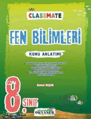 8. Sınıf Classmate Fen Bilimleri Konu Anlatımı – Kolektif – Okyanus Yayınları kitap kapağı