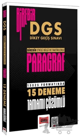 DGS Birebir Tamamı Çözümlü Paragraf 15 Deneme – Kolektif – Yargı Yayınevi kitap kapağı