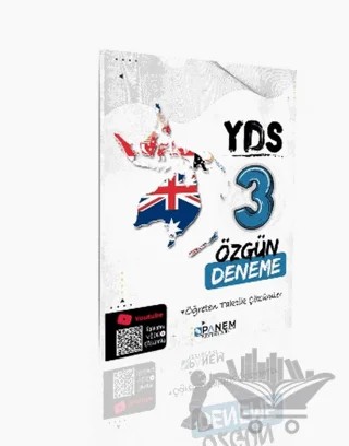 YDS Video Çözümlü Özgün 3 Deneme – Kolektif – Panem Yayınları kitap kapağı