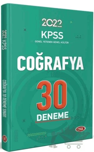 2022 KPSS Coğrafya 30 Deneme Sınavı – Kolektif – Data Yayınları kitap kapağı