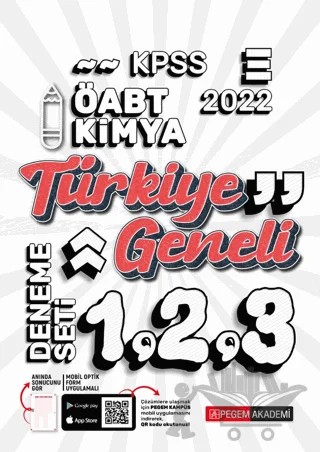 2022 KPSS ÖABT Kimya 1-2-3 (3'lü Deneme) – Kolektif – Pegem Akademi Yayıncılık kitap kapağı