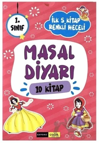 1. Sınıflar için Masal Diyarı Serisi Seti - 10 Kitap Takım – Kolektif – Gendaş Çocuk kitap kapağı