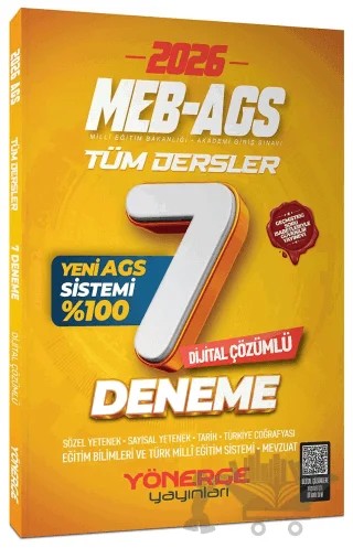 2026 MEB-AGS Tüm Dersler 7 Deneme Çözümlü – Kolektif – Yönerge Yayınları kitap kapağı