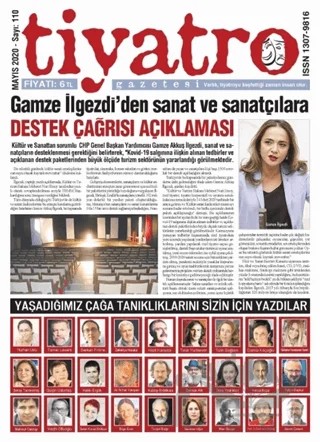 Tiyatro Gazetesi Sayı: 110 Mayıs 2020 – Tiyatro Gazetesi kitap kapağı