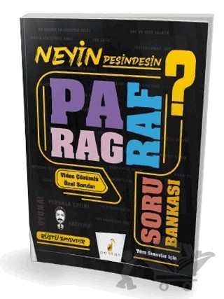 TYT Paragraf Soru Bankası - Neyin Peşindesin? – Rüştü Bayındır – Pelikan Tıp Teknik Yayıncılık kitap kapağı