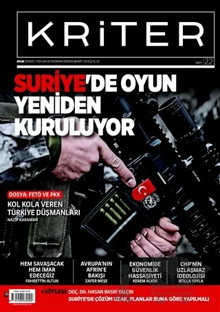 Kriter Aylık Siyaset Toplum ve Ekonomi Dergisi Sayı: 22 Mart 2018 – Kriter Aylık Siyaset Toplum ve Ekonomi Dergisi Yayınları kitap kapağı