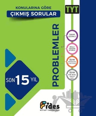 YKS TYT Problemler Son 15 Yıl Konularına Göre Çıkmış Sorular Soru Bankası – Kolektif – Fides Yayıncılık kitap kapağı