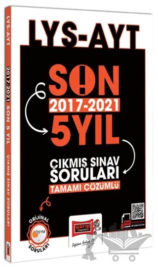 AYT Son 5 Yıl Tamamı Çözümlü Çıkmış Sınav Soruları – Kolektif – Yargı Yayınevi kitap kapağı