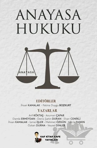 Anayasa Hukuku – Kolektif – Kafka Kitap Kafe Yayınları kitap kapağı