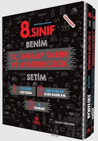 8. Sınıf Benim T.C. İnkılap Tarihi ve Atatürkçülük Setim – Olcay Göktepe – Örnek Akademi kitap kapağı