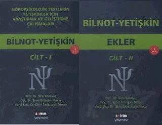Bilnot - Yetişkin (2 Cilt Takım) – Elvin Doğutepe Dinçer, Emel Erdoğan, Sirel Karakaş – Eğitim Yayınevi - Ders Kitapları kitap kapağı